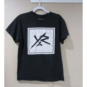 Young & Reckless Graphic T-Shirt Men Med. Black Cotton